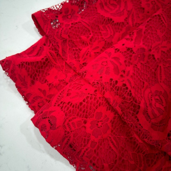 Speechless Red Lace Sleeveless Mini Dress - Picture 3 of 11